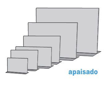 modelos en horizontal de portamenu acrilico tipo T foto 5