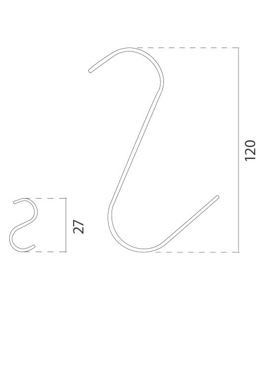 Gancho en S (100 unidades) - Imagen 3