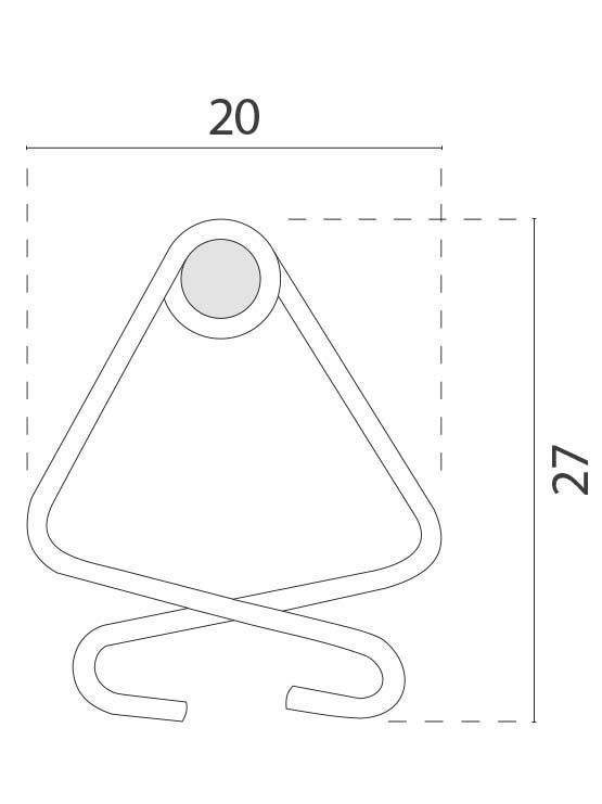 Gancho Falso Techo (100 unidades) - Imagen 2