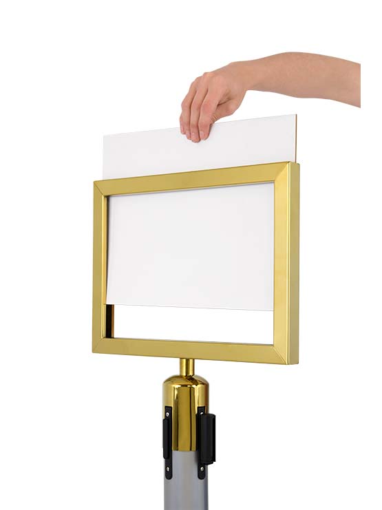 Marco para colocar carteles en postes - Imagen 5