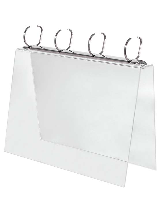 Porta catálogos horizontal con anillas 2018