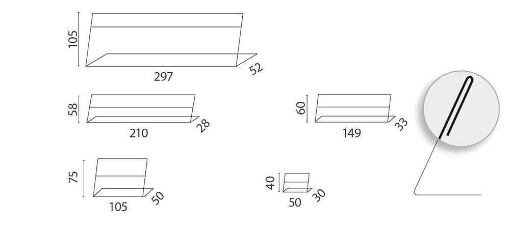Porta gráfica de sobremesa acrílico medidas 2025