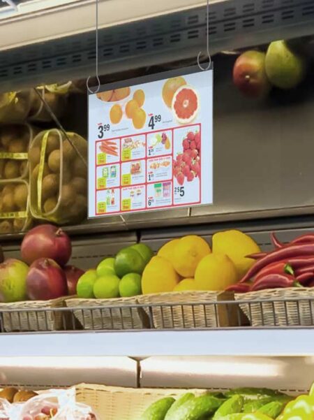 Porta gráficas tipo Sandwich para colgar (5 y 10 unidades)