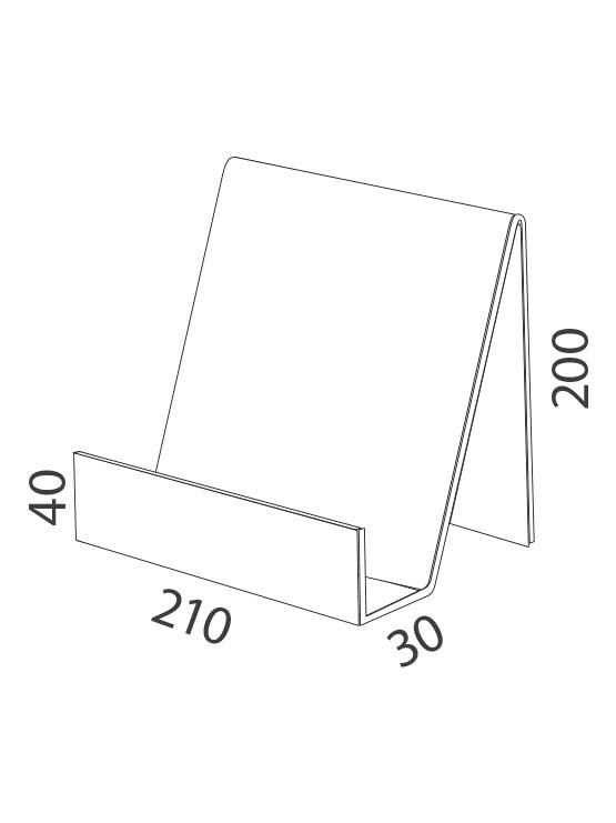 Soporte Acrílico sobremesa (5 unidades) - Imagen 2