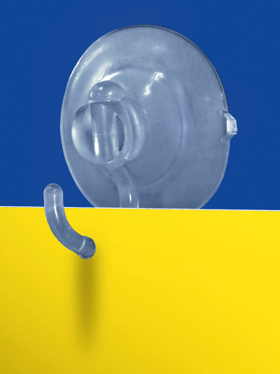 Ventosa Doble con Gancho Giratorio (100 unidades) - Imagen 3