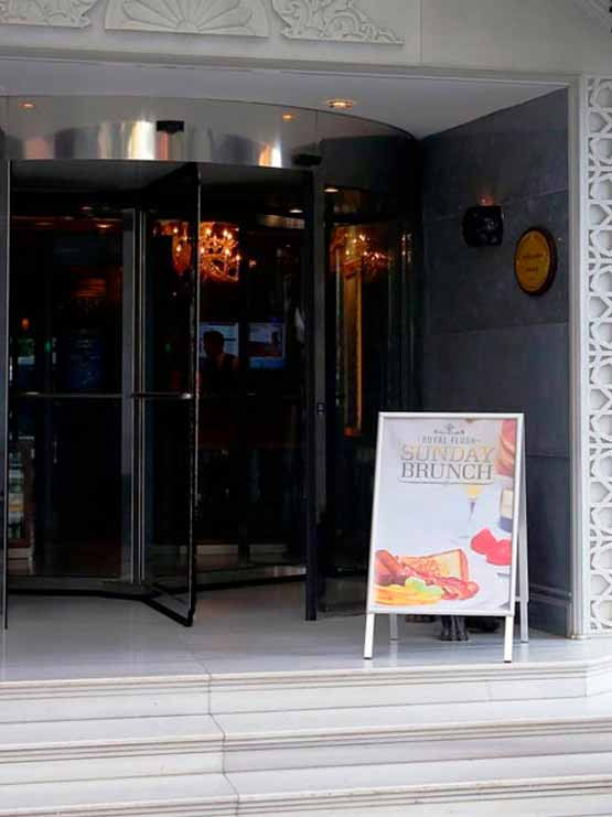 Caballete Publicitario doble cara con marco nuevo