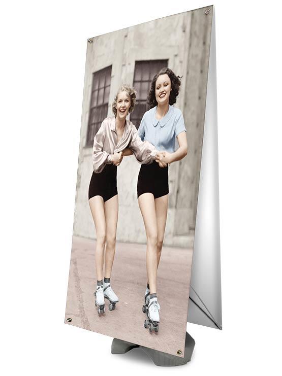 Porta cartel grande para exterior - Imagen 3