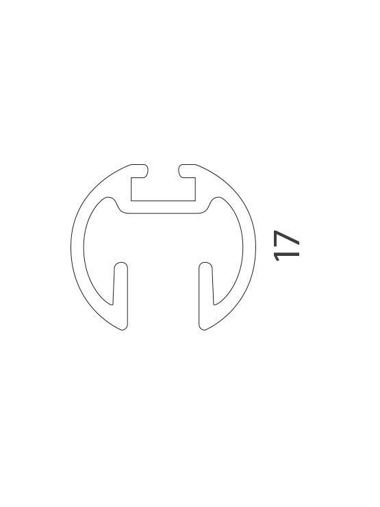 Porta Carteles modelo AluGrip (4 unidades) - Imagen 2