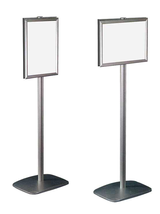 Marco porta cartel con pie (una o dos caras) - Imagen 4