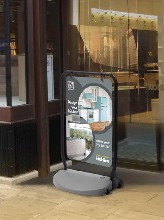 Banderola con ruedas doble cara - Imagen 2