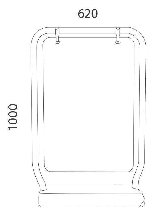 Banderola con ruedas doble cara - Imagen 3