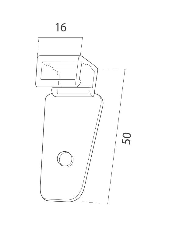 Clip Enganche Pared (20 unidades) - Imagen 2