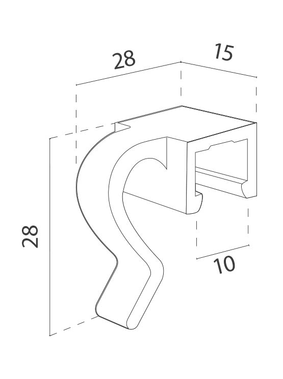 Clip Sujeción Cesto (20 unidades) - Imagen 2