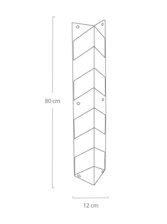 Medidas protector esquinas parking columnas