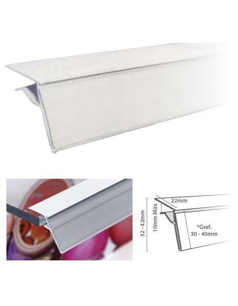 Perfil Etiquetero Porta Precio Glass