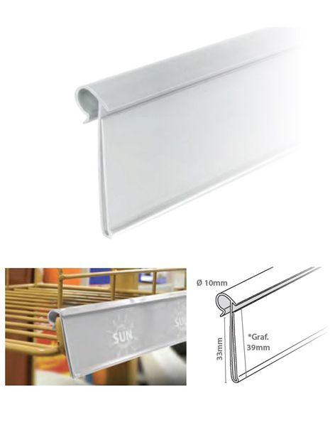 Perfil Etiquetero Porta Precio Wire