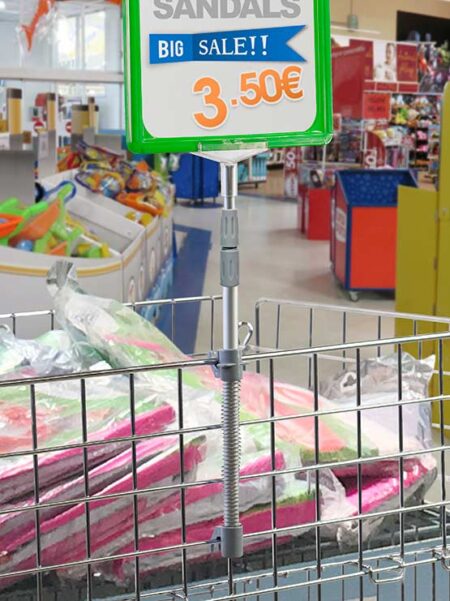 Soporte con Muelle para Marco de Plástico (10 unidades)