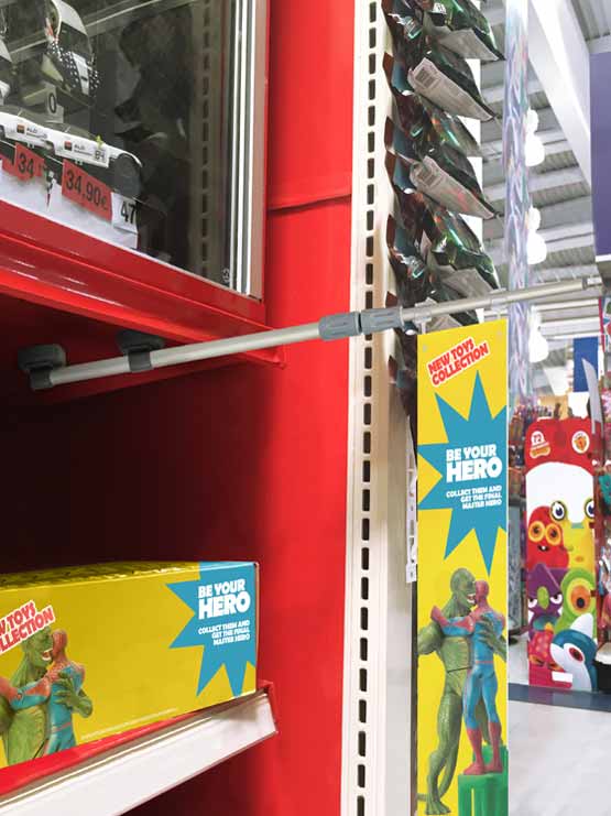 Soporte Magnético para Góndolas y Lamas (10 unidades)