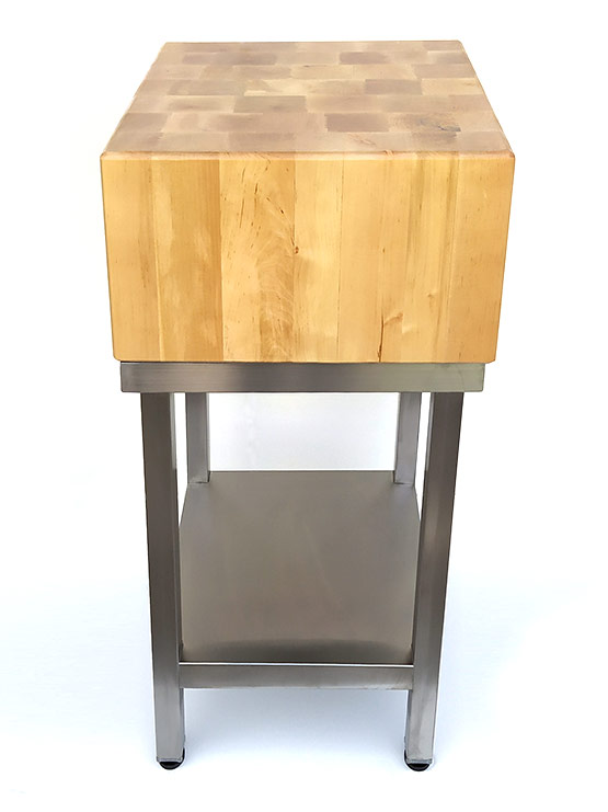 Tajo de Corte Inox con Maza de Madera - Imagen 2