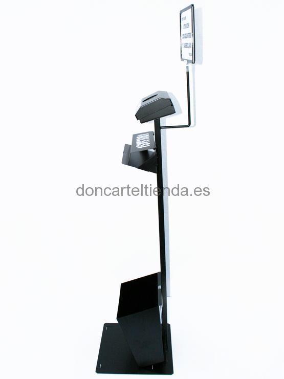 Dispensador de Bolsas y Guantes Color Negro imagen 2