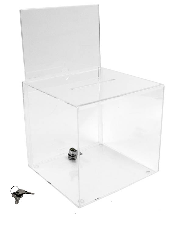 Urna de Metacrilato con Porta Gráficas - Imagen 3