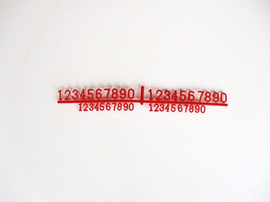 Números Rojos para Portaprecios