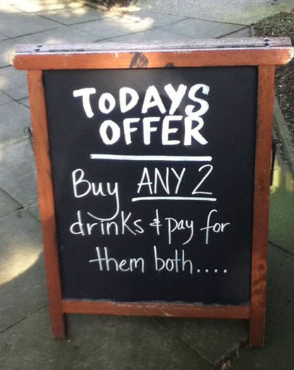 pizarra para bares pizarra para bares