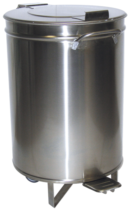 Cubo de basura inox con apertura a pedal
