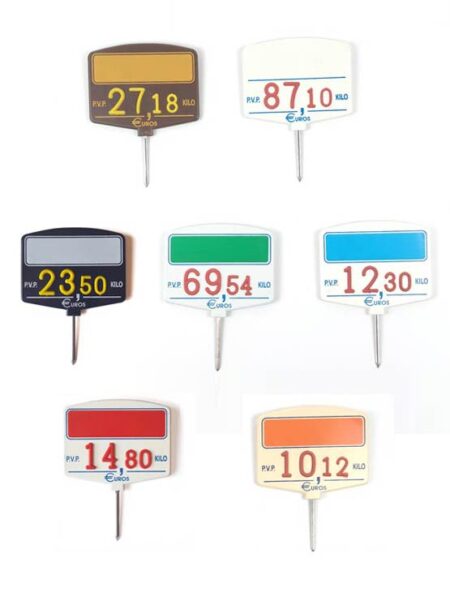 Portaprecios Universales Titanio 2025