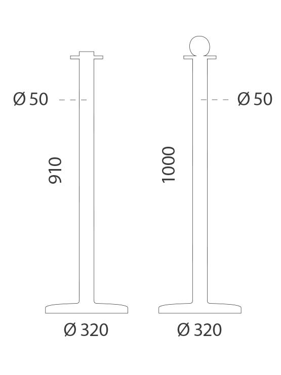 Poste para Cordón (Pack 2 Unidades) - Imagen 3