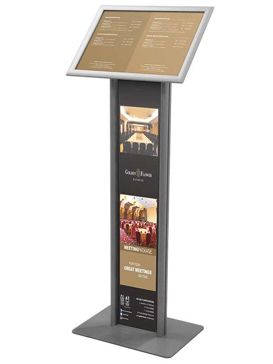 Atril publicitario impreso