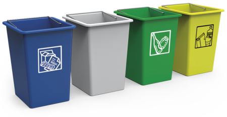 Mini Contenedor de Reciclaje