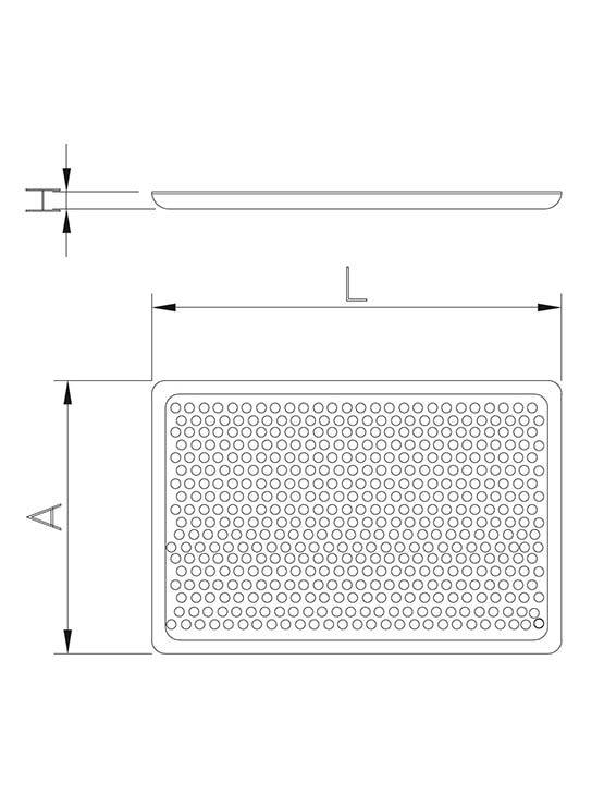 Bandeja Pastelera Perforada imagen 2