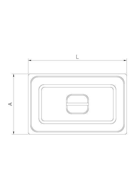 Tapas para Cubetas Gastronorm Policarbonato imagen 2