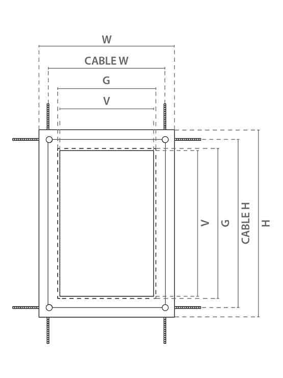 Marco Magnético Iluminado