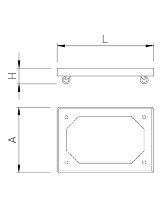 Plataforma con ruedas - Imagen 2