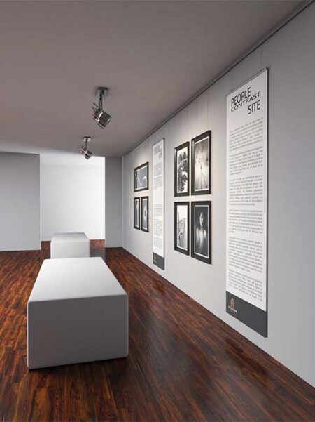 Porta Carteles AluClip (4 unidades)