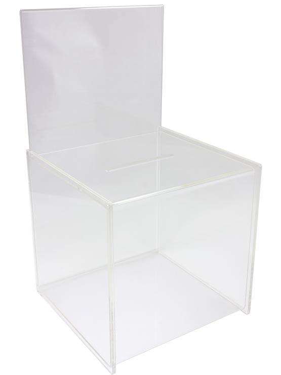 Urna de Plástico con porta gráficas (2 unidades) - Imagen 4