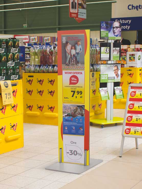 Base pesada cuadrada publicitaria