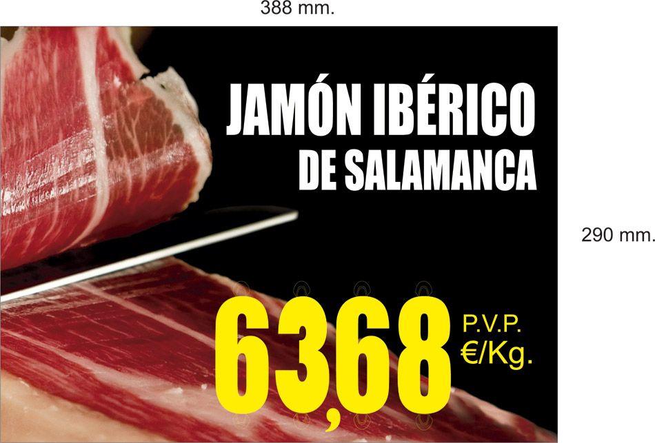 Cartel Jamón grande de pared - Imagen 3