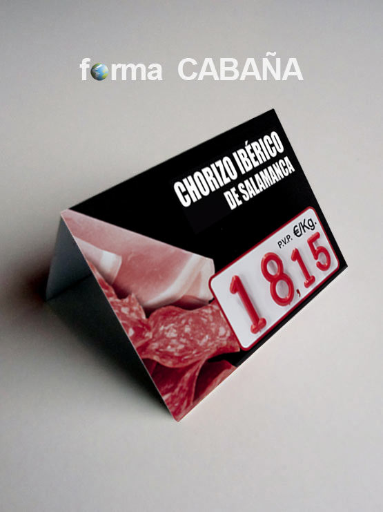 PortaPrecios Charcutería modelo OLMO - Imagen 9