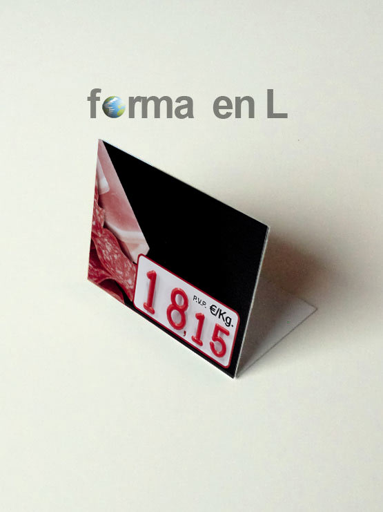 PortaPrecios Charcutería modelo OLMO - Imagen 4