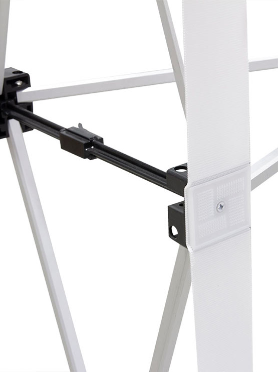 Detalle PhotoCall con lados impresos