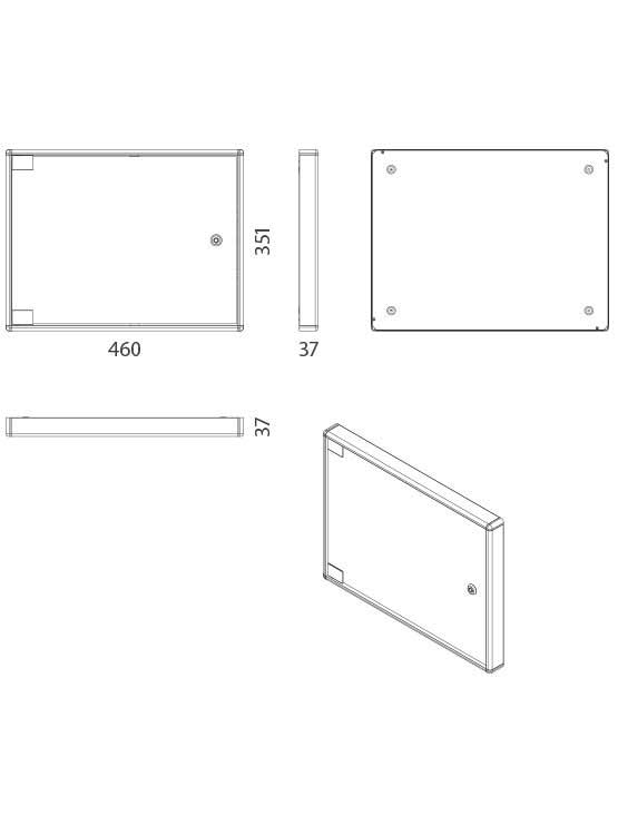 Vitrina para anuncios grande 2025