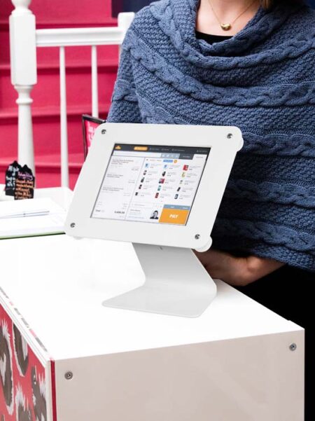 Soporte para tablet de sobremesa acrílico