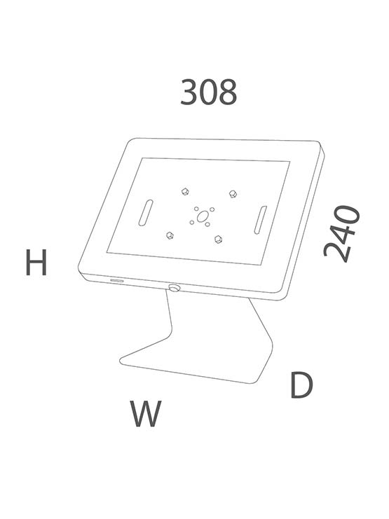 Atril sobremesa metálico - Imagen 2