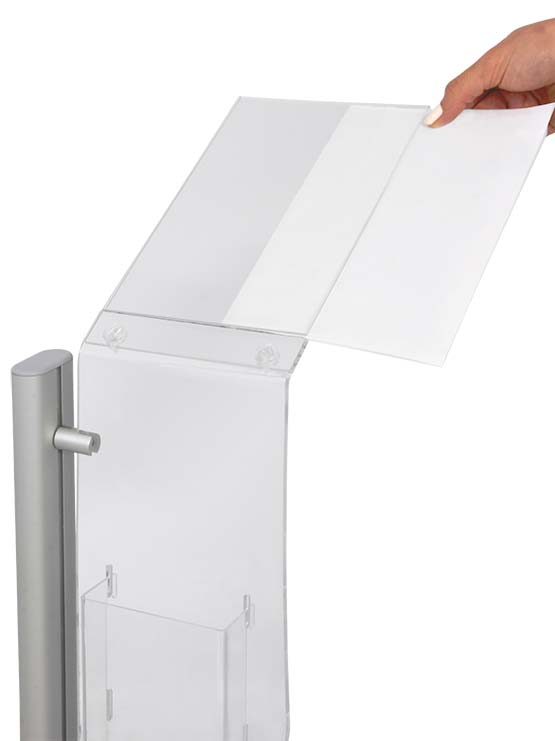 Soporte información publicitaria y porta folletos - Imagen 3