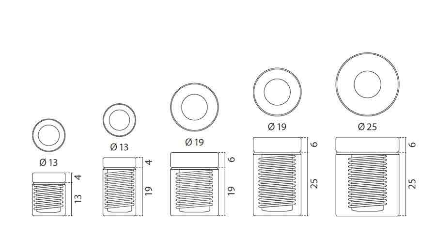 Separadores transparentes medidas 2025