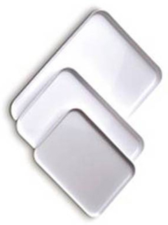 Bandejas plástico blancas metacrilato grandes