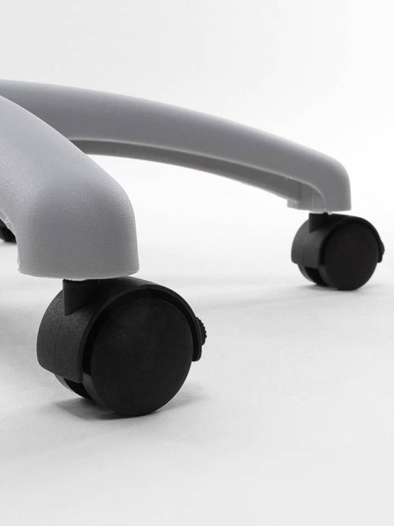 Pizarra con ruedas detalle de las ruedas modelo Vario I